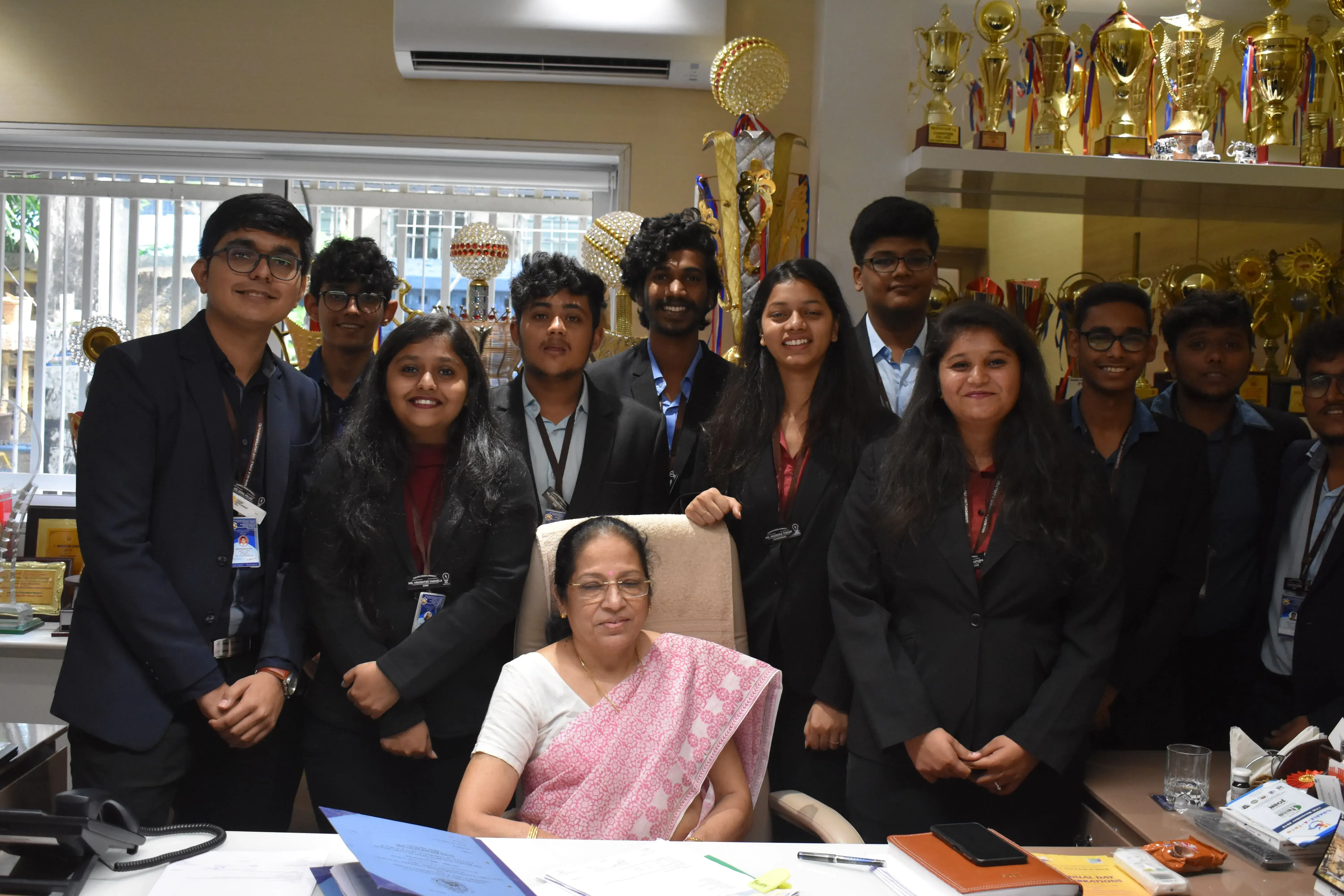 PGDM aspiring students at MKES Business School in Mumbai
